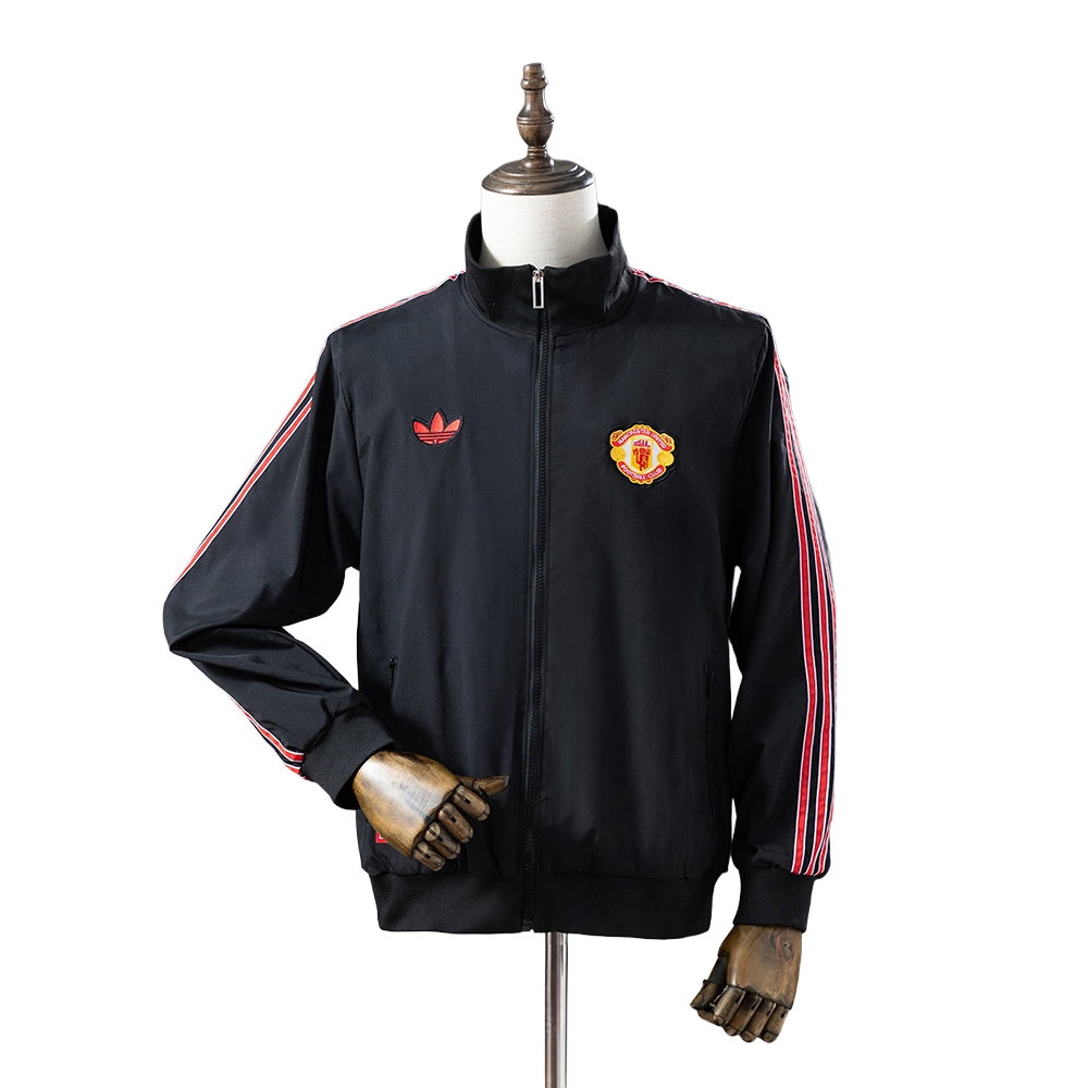 2004-25 Man United Football Club Terrace Icons Soccer Anthem Track Top Jacket BNWT