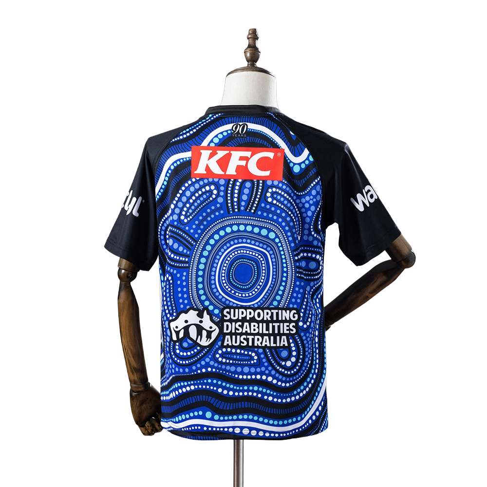 2025 Canterbury-Bankstown Bulldogs Rugby league team Indigenous Men's Replica Jersey BNWT