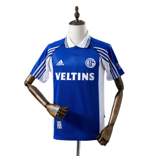 1998-00 Schalke 04 Football Club Home Shirt Calcio Retro Soccer Jersey Classic Fußball Vintage camiseta BNWT