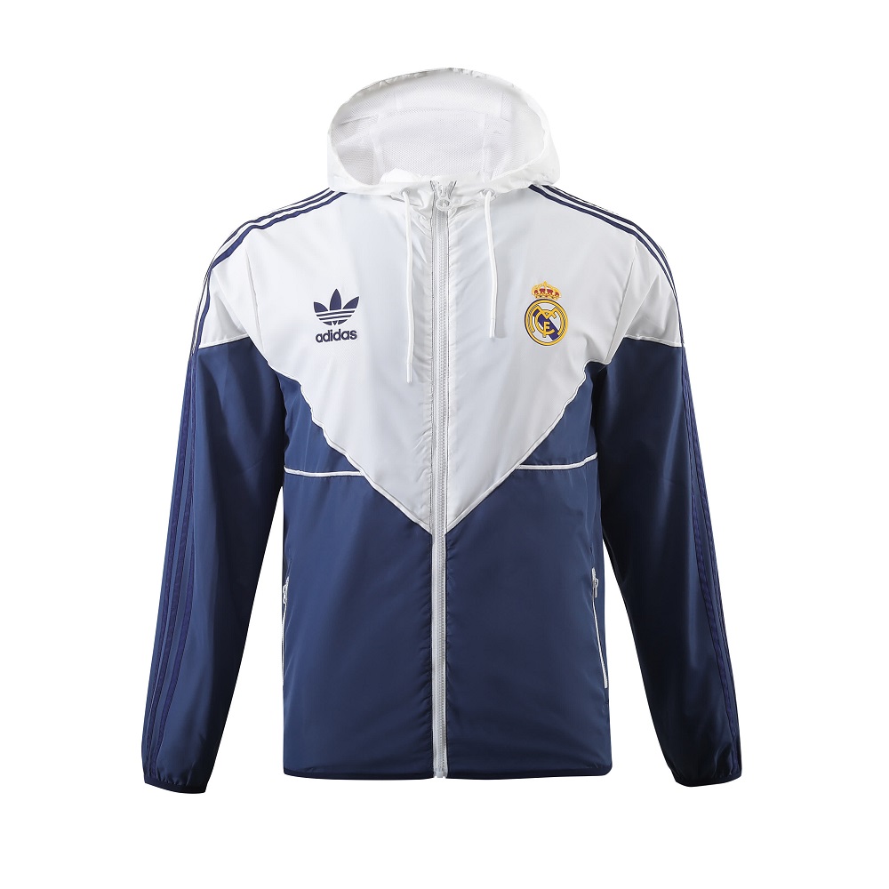 2023-24 Real Madrid Football Club Track Jacket Full Zip Anthem Top Windbreaker Soccer Fußball BNWT