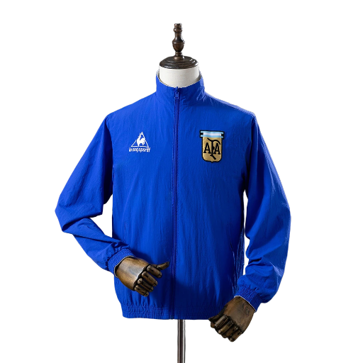 1986 Argentina national football team Reversible retro Track Jacket Top Windbreaker Soccer Fußball BNWT