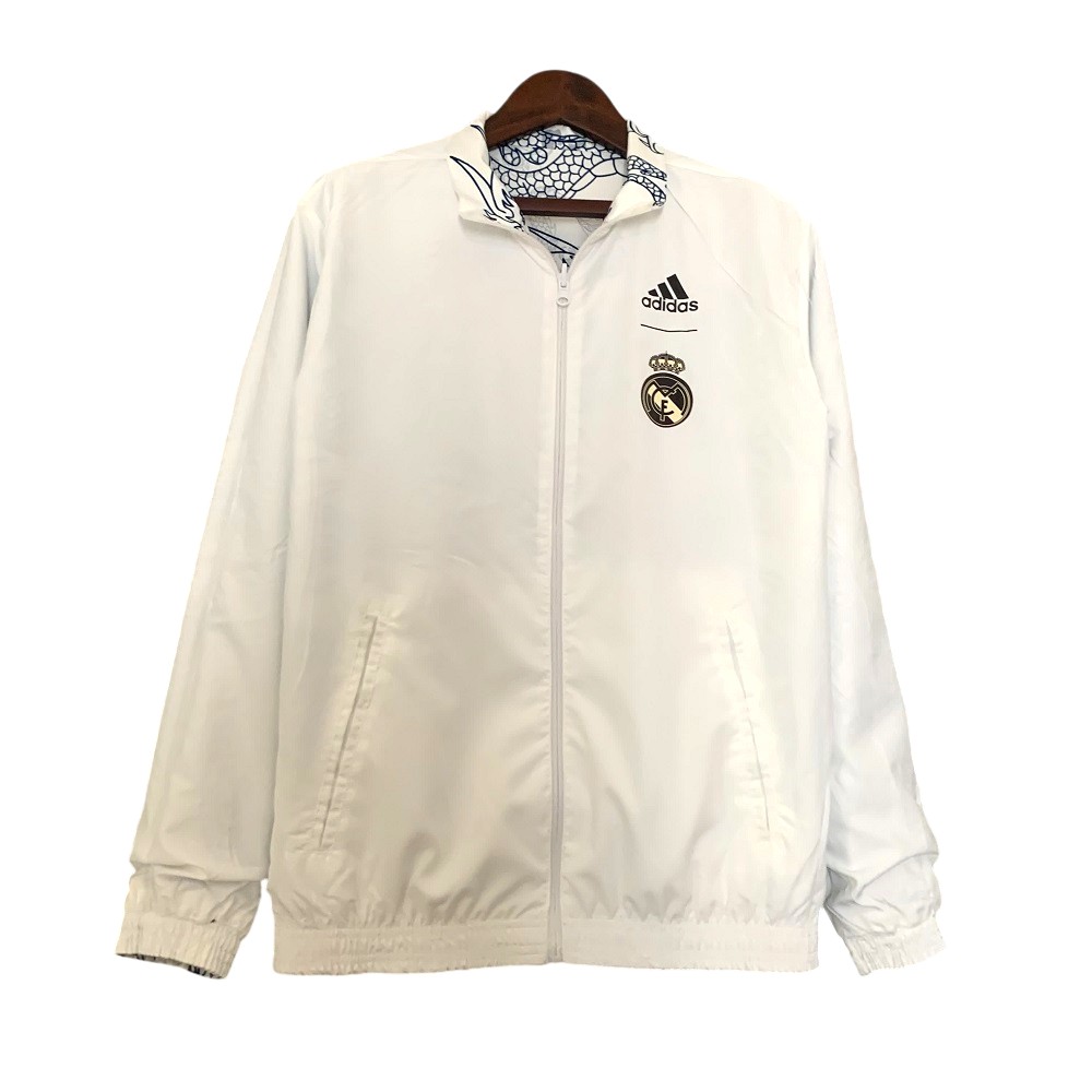 2023-24 Real Madrid Football Club Track Jacket Reversible Full Zip Anthem Top Windbreaker Soccer Fußball BNWT