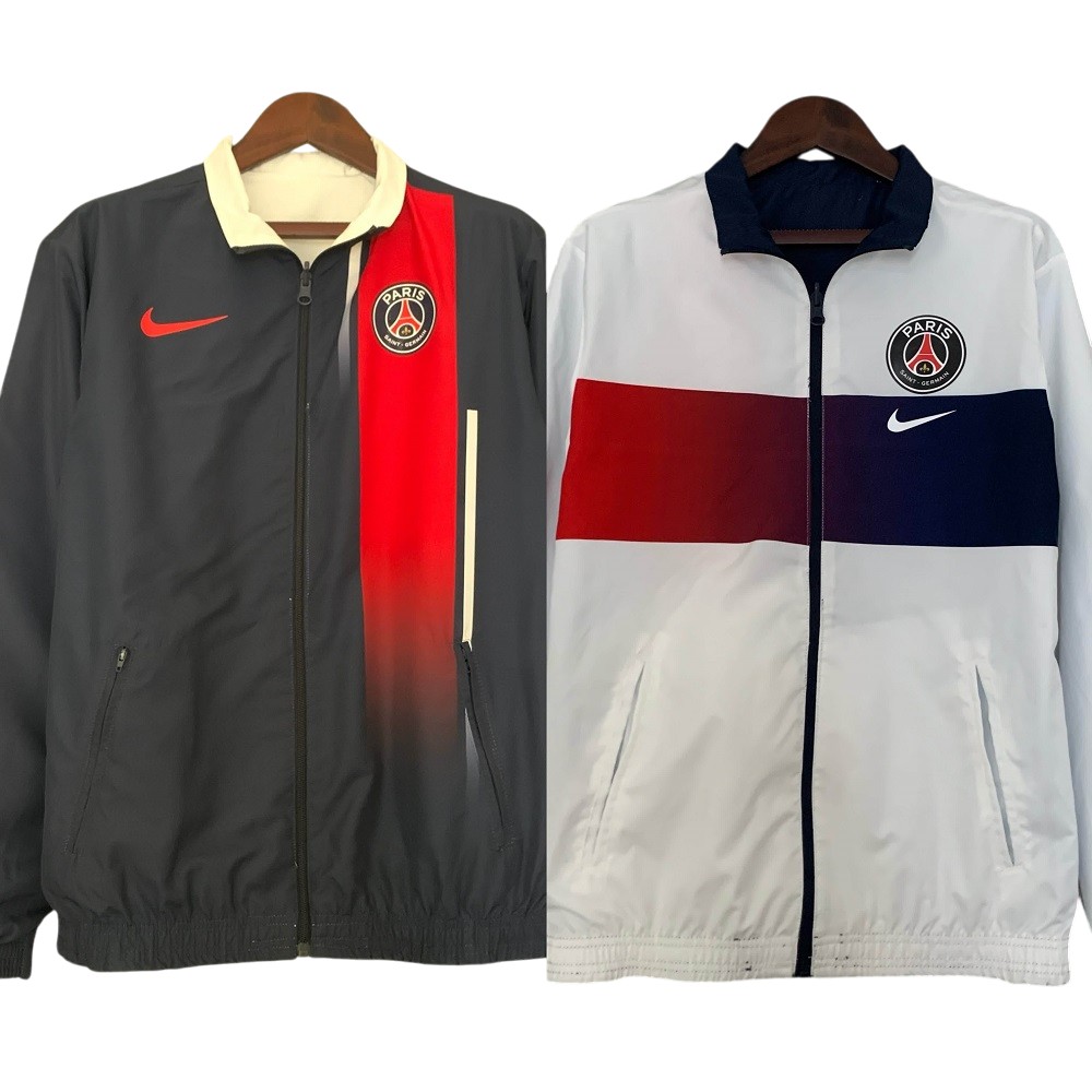 2023-24 PSG Football Club Track Jacket Reversible Full Zip Anthem Top Windbreaker Soccer Fußball BNWT