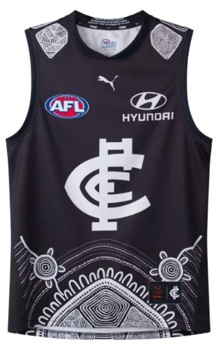  2025 Carlton Blues Indigenous Guernsey BNWT
