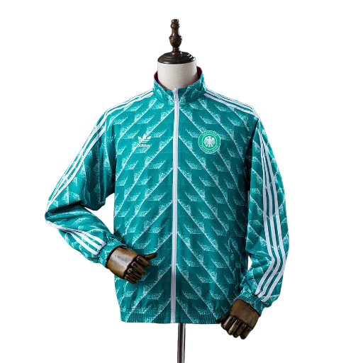 2024 Germany national football team Full Zip Reversible Anthem Track Jacket Top Windbreaker Soccer Fußball BNWT