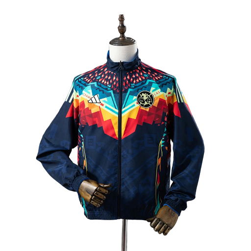 2025-26 Club América Football Club Full Zip Reversible Anthem Track Jacket Top Windbreaker Soccer Fußball BNWT