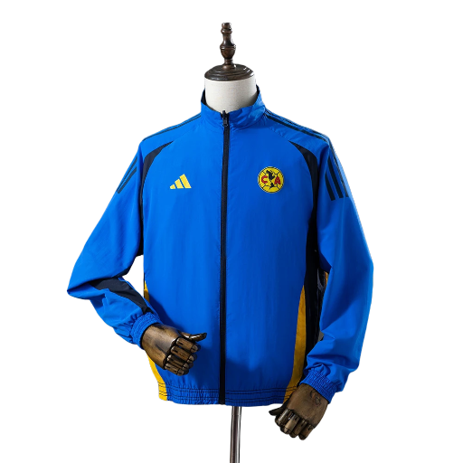 2025-26 Club América Football Club Full Zip Reversible Anthem Track Jacket Top Windbreaker Soccer Fußball BNWT