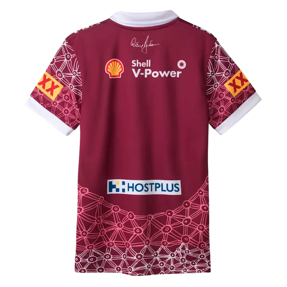 2025 Queensland Maroons Rugby league team Men's Replica Indigenous Jersey BNWT