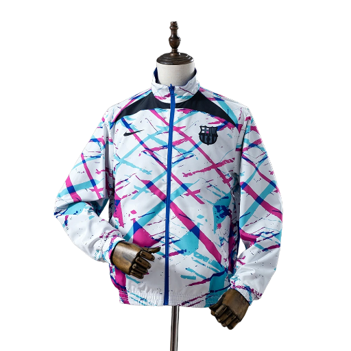 2024-25 Barcelona Football Club Reversible Track pre-match Jacket Top Windbreaker Soccer Fußball BNWT