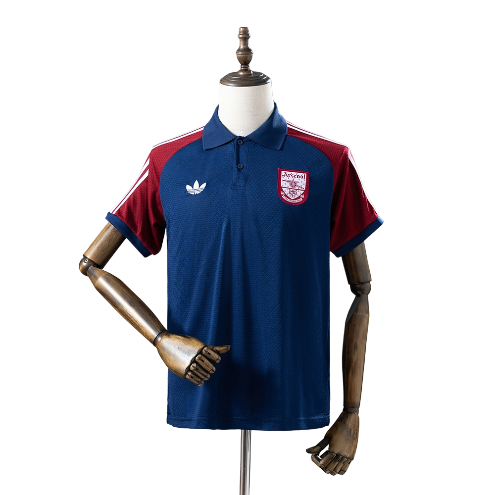 2025-26 Arsenal Football Club Polo Soccer Shirt BNWT