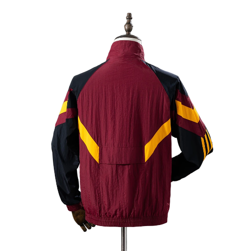 2024-25 AS Roma Football Club Track Jacket Top Windbreaker Soccer Fußball BNWT