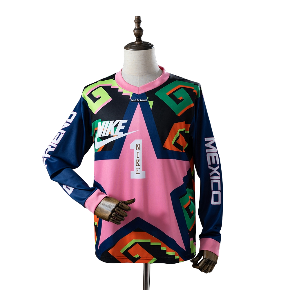 Badfriend x Nike Jorge Campos Goalie Jersey Long Sleeve Kit Shirt Calcio Soccer Fußball camiseta BNWT