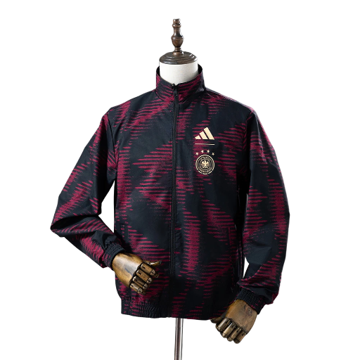 2022-23 Germany national football team Full Zip Reversible Anthem Track Jacket Top Windbreaker Soccer Fußball BNWT