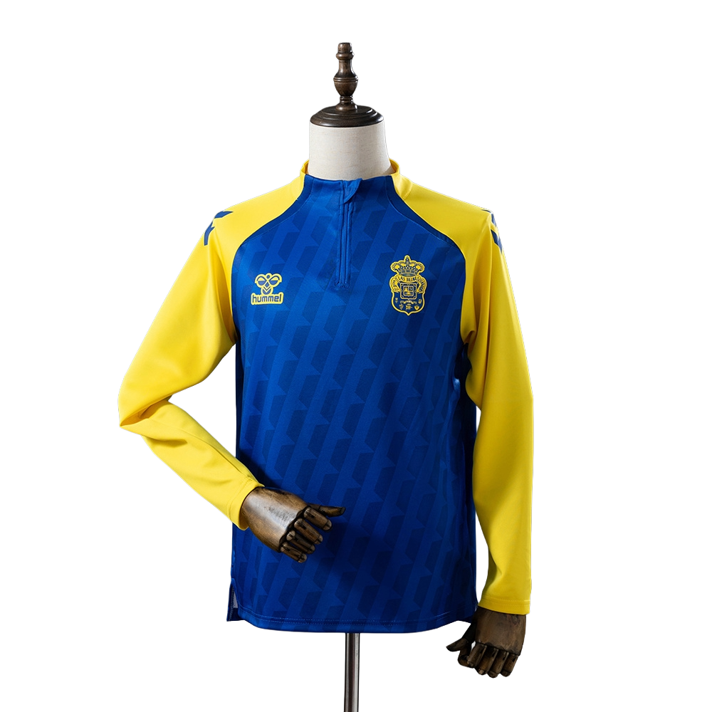 2025-26 UD Las Palmas Football Club 1/4 Zip Soccer Training Top BNWT