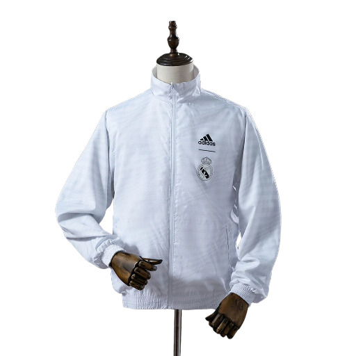 2022-23 Real Madrid Football Club Reversible Anthem Track Jacket Top Windbreaker Soccer Fußball BNWT