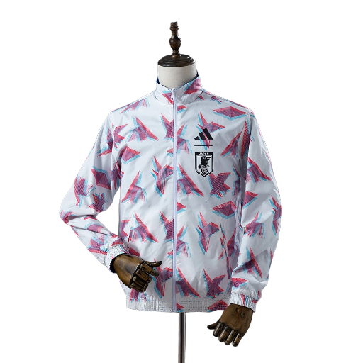 2022 Japan national football team Full Zip Reversible Anthem Track Jacket Top Windbreaker Soccer Fußball BNWT