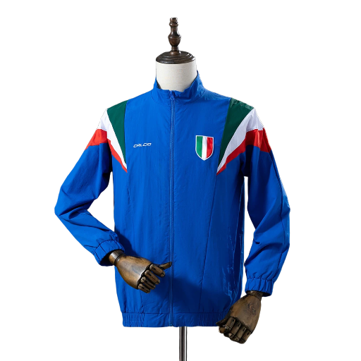1994-95 Italy national football team Track Top Jacket Windbreaker Retro-Style Soccer Fußball BNWT