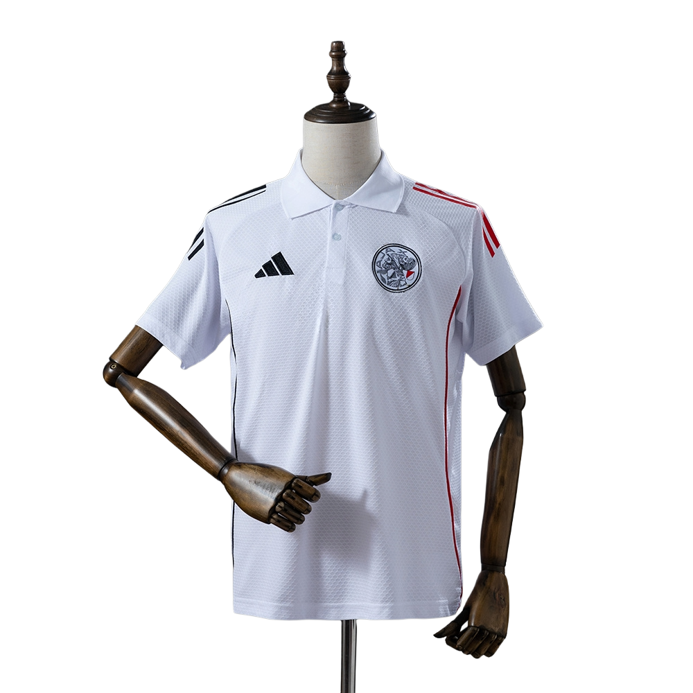 2025-26 AFC Ajax Football Club Polo Soccer Shirt BNWT