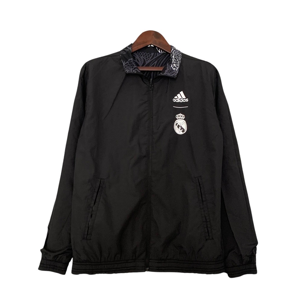 2023-24 Real Madrid Football Club Track Jacket Reversible Full Zip Anthem Top Windbreaker Soccer Fußball BNWT