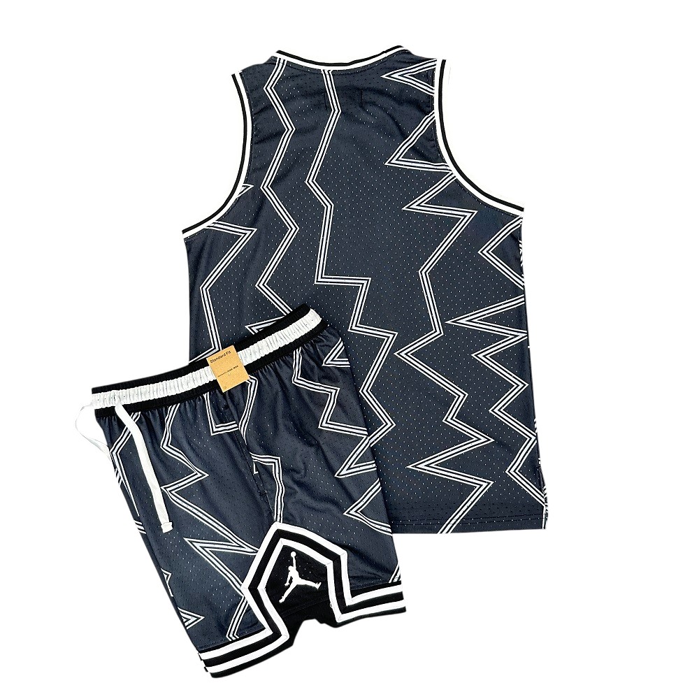 Jordan Dri-FIT Sport Printed Diamond Shorts and Coordinating Jersey BNWT