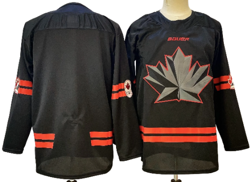 2026 Men's Black Hockey Canada -Blank - Replica Jersey BNWT