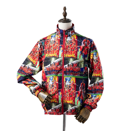 2025 Spain national football team Full Zip Reversible Anthem Track Jacket Top Windbreaker Soccer Fußball BNWT