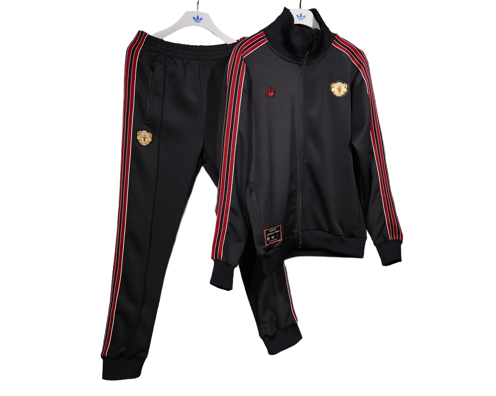 Adidas Manchester United Football Club Soccer Terrace Icons Full Tracksuit (Adults) BNWT