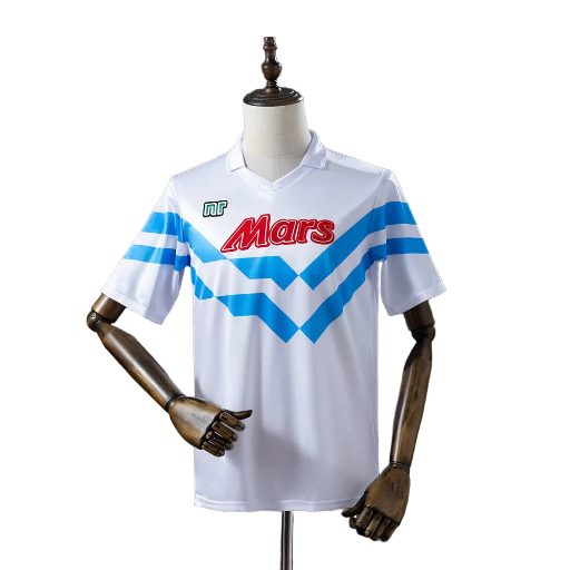 SSC Napoli Football team Away 1988-89 Calcio Retro Soccer Classic Fußball Vintage BNWT