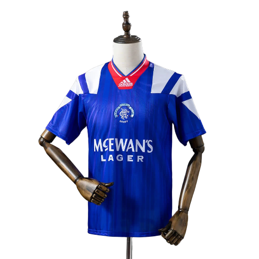 1992-94 Rangers Football Club Home Shirt Calcio Retro Soccer Jersey Classic Fußball Vintage camiseta BNWT
