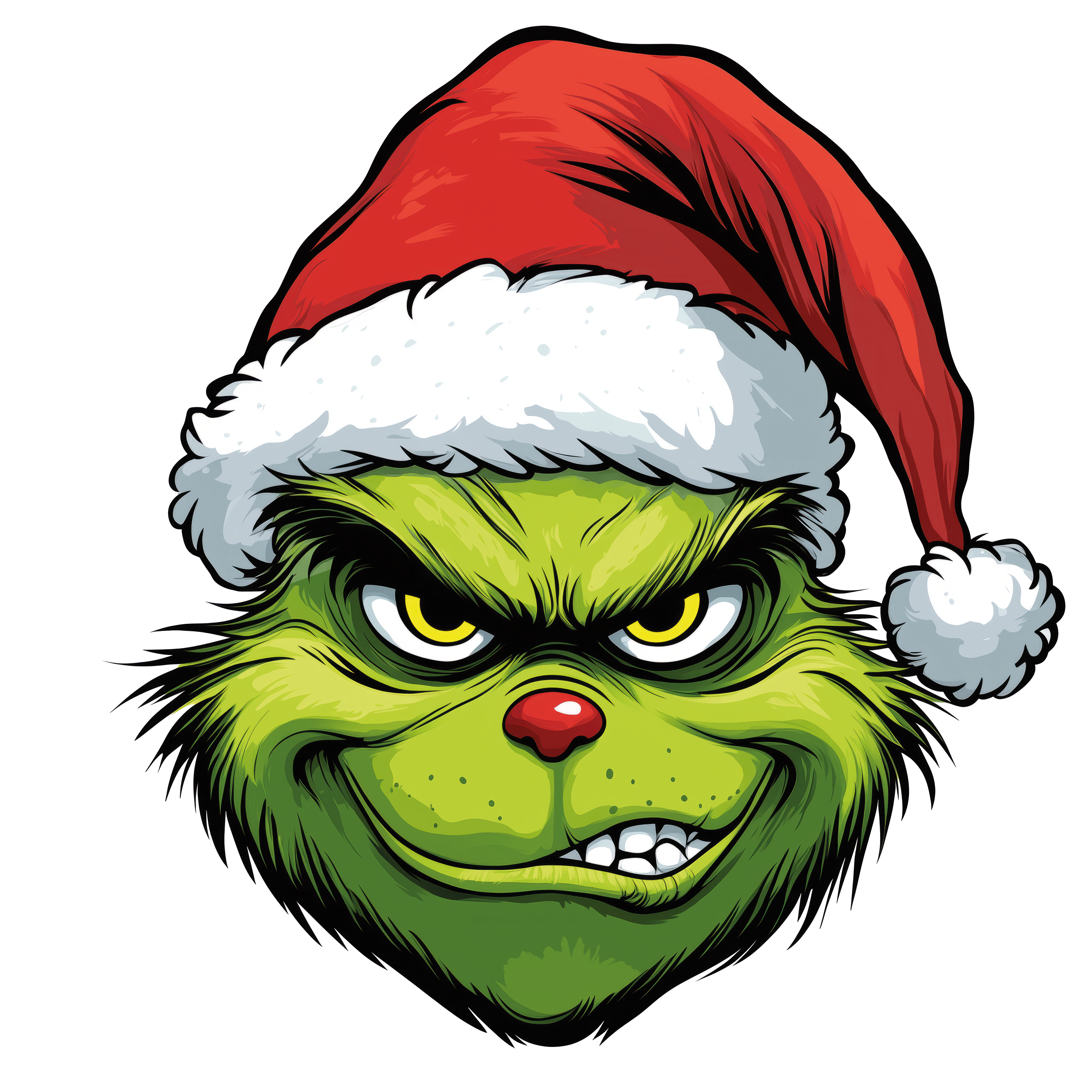 Grumpy Christmas Monster