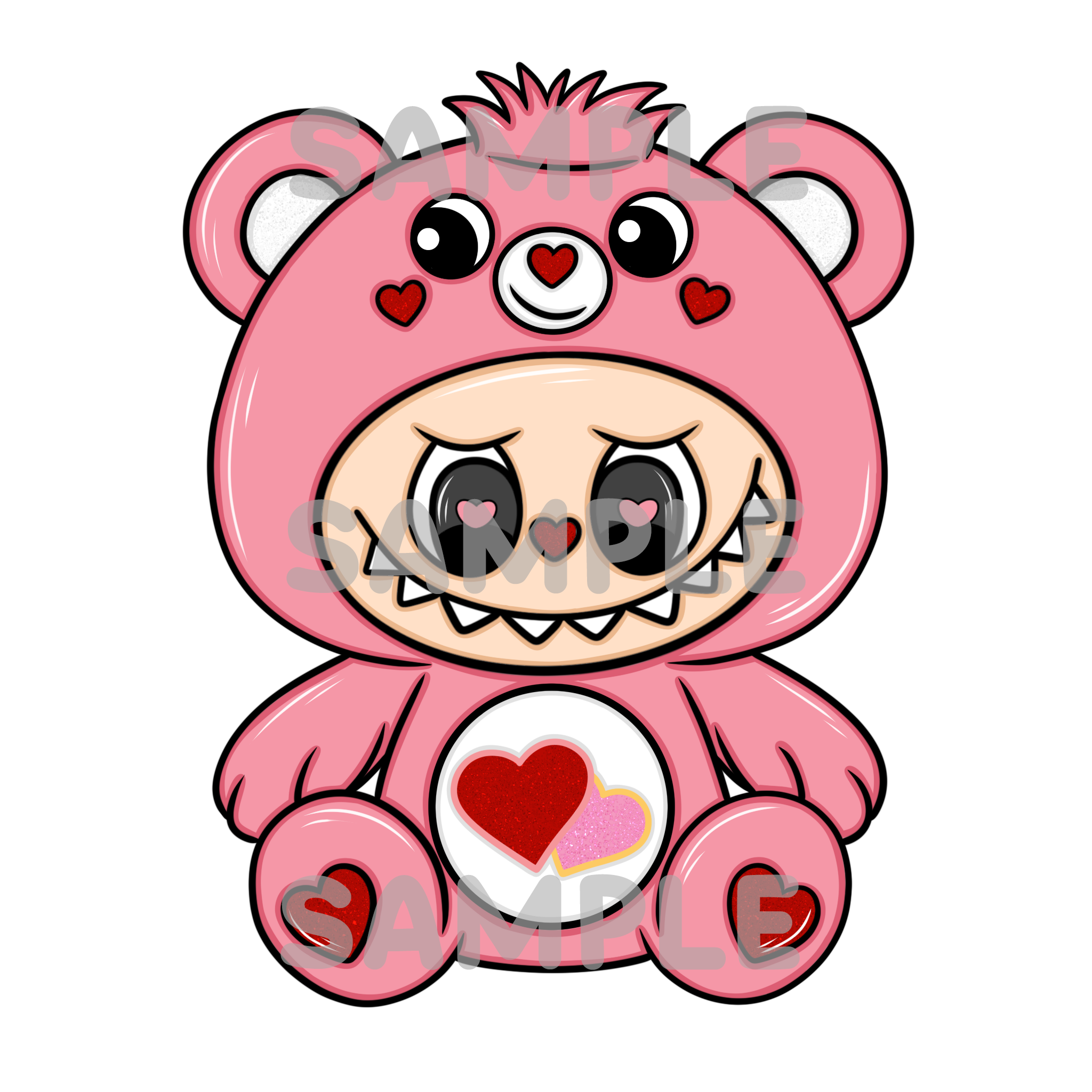 Labubu Carebear WB Tenderheart