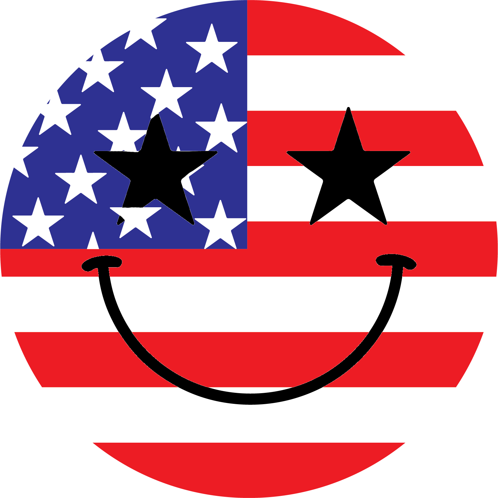 USA Smiley Face