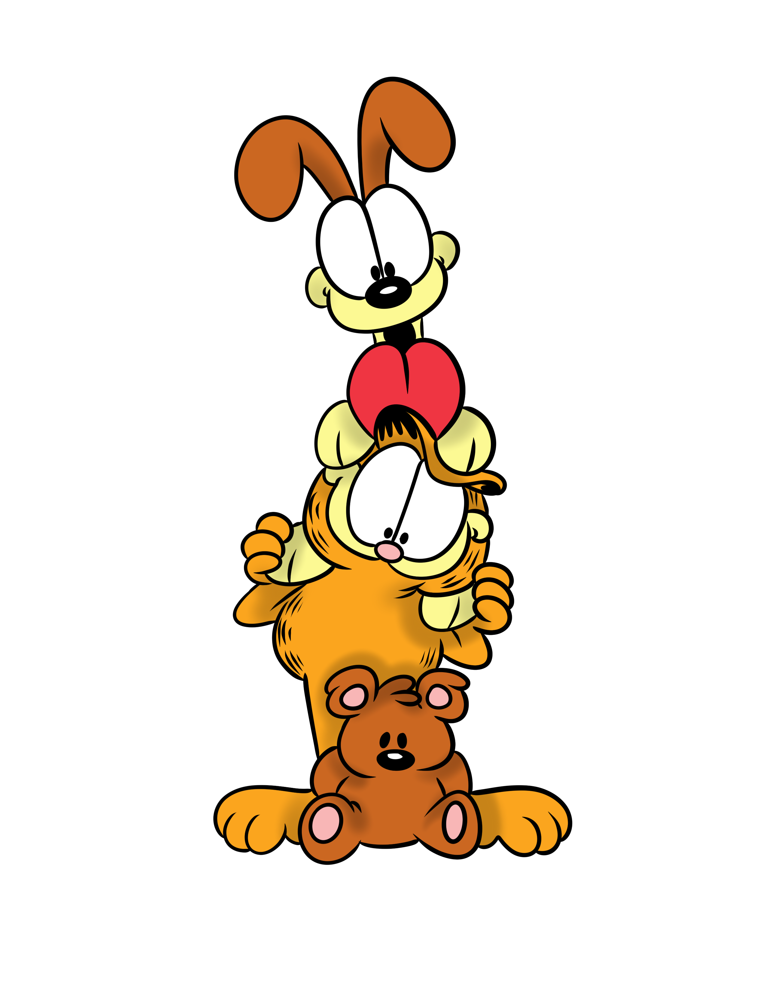 Garfield & Odie (Single Charm) Bogg Charm 2.75"