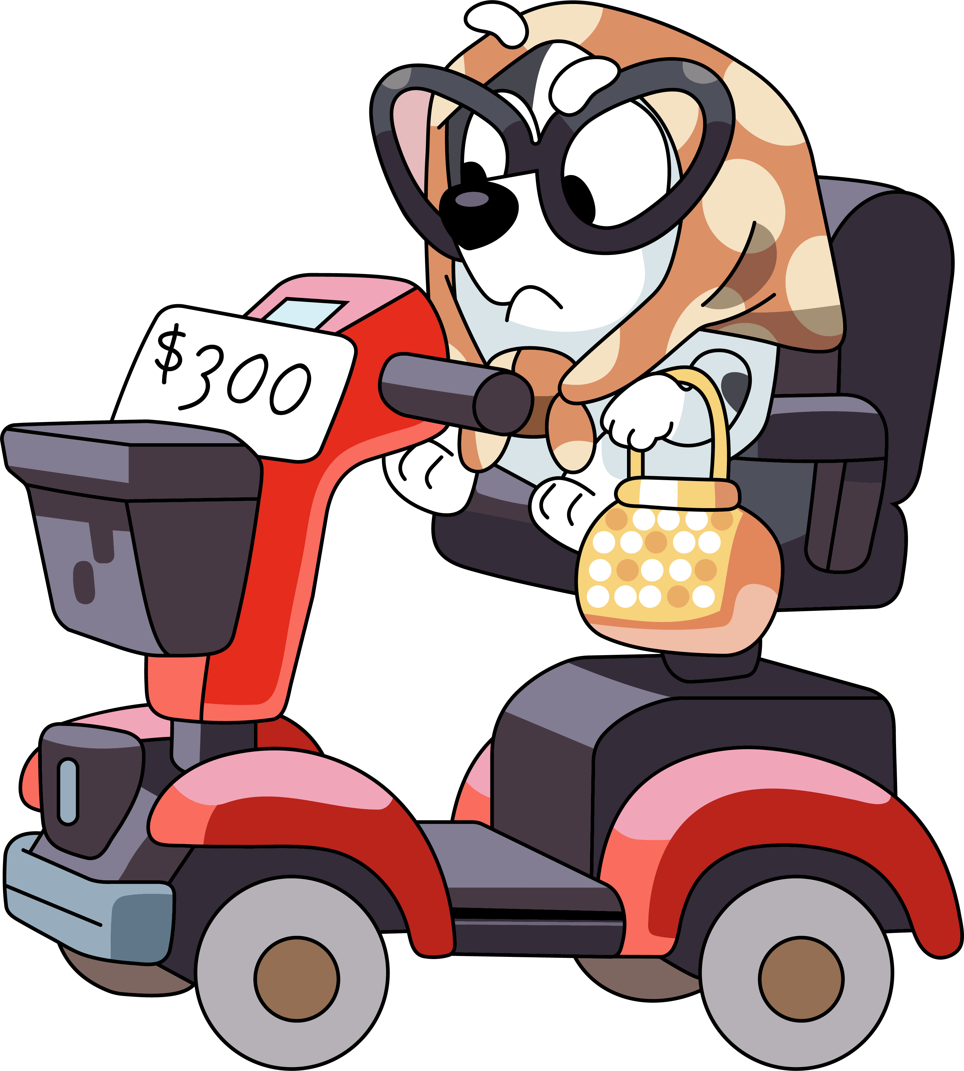 Bluey Grouchy Granny Cart