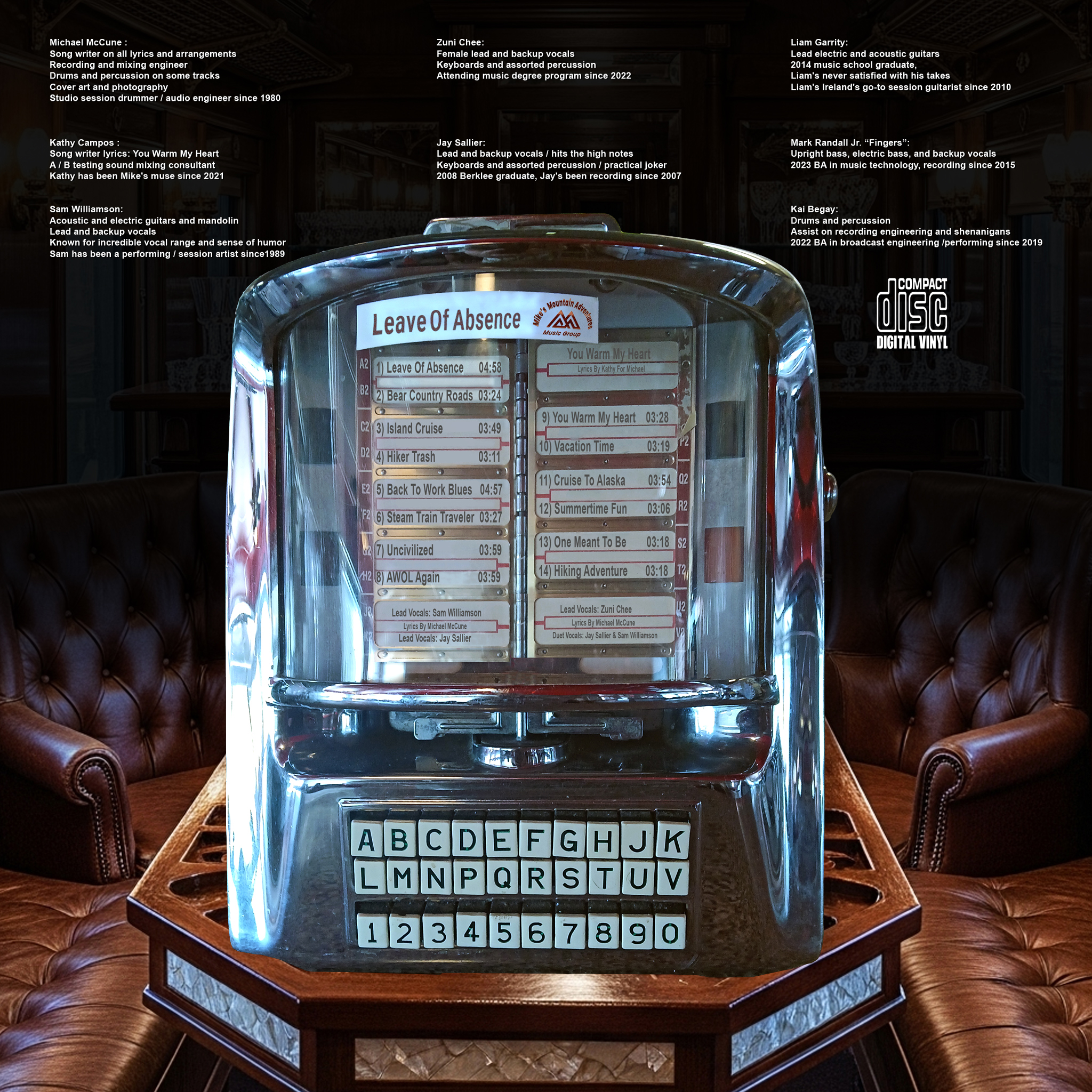 Leave of absence Album with vocals