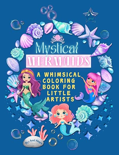 Mystical Mermaids Coloring Book