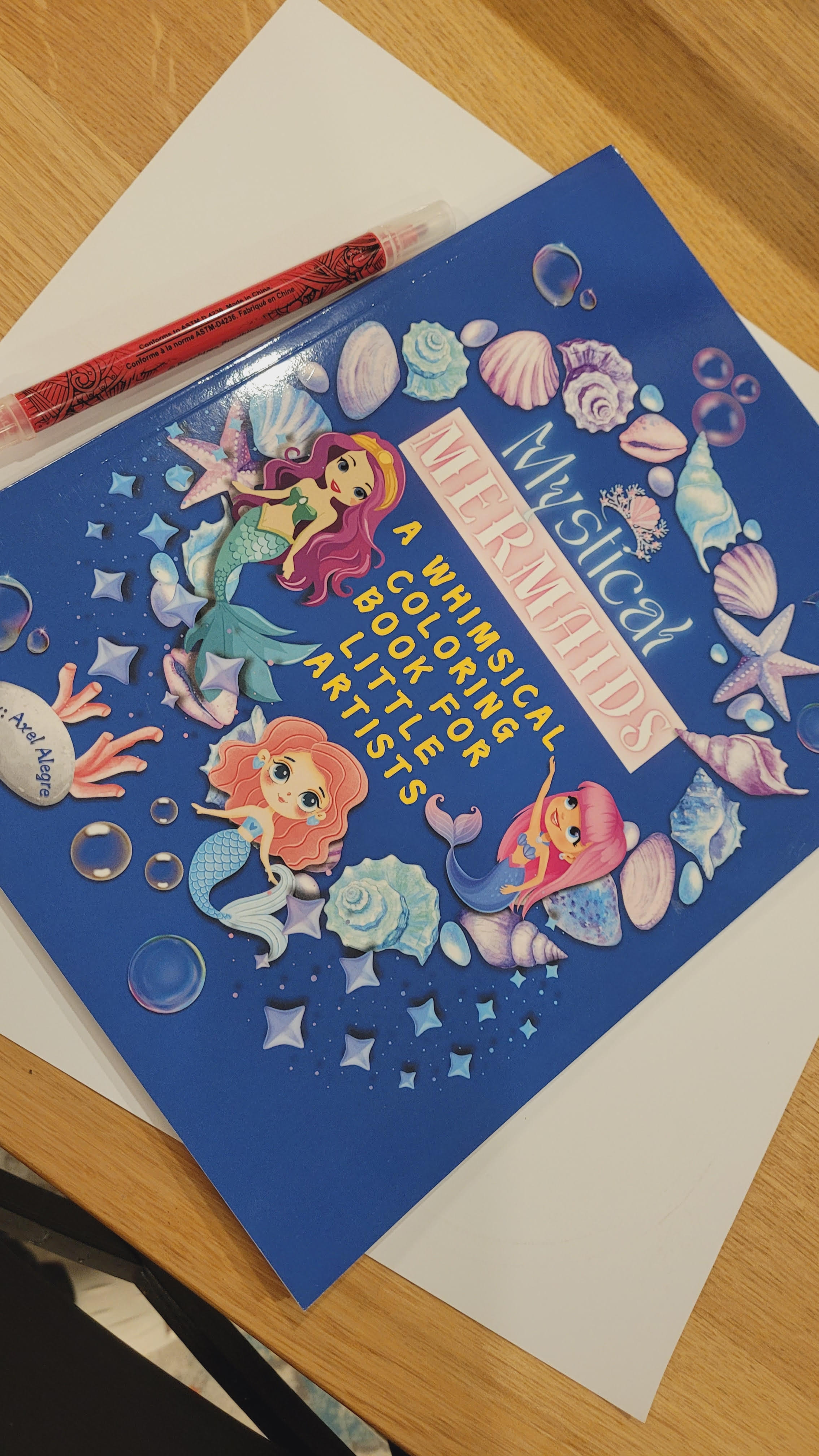 Mystical Mermaids Coloring Book