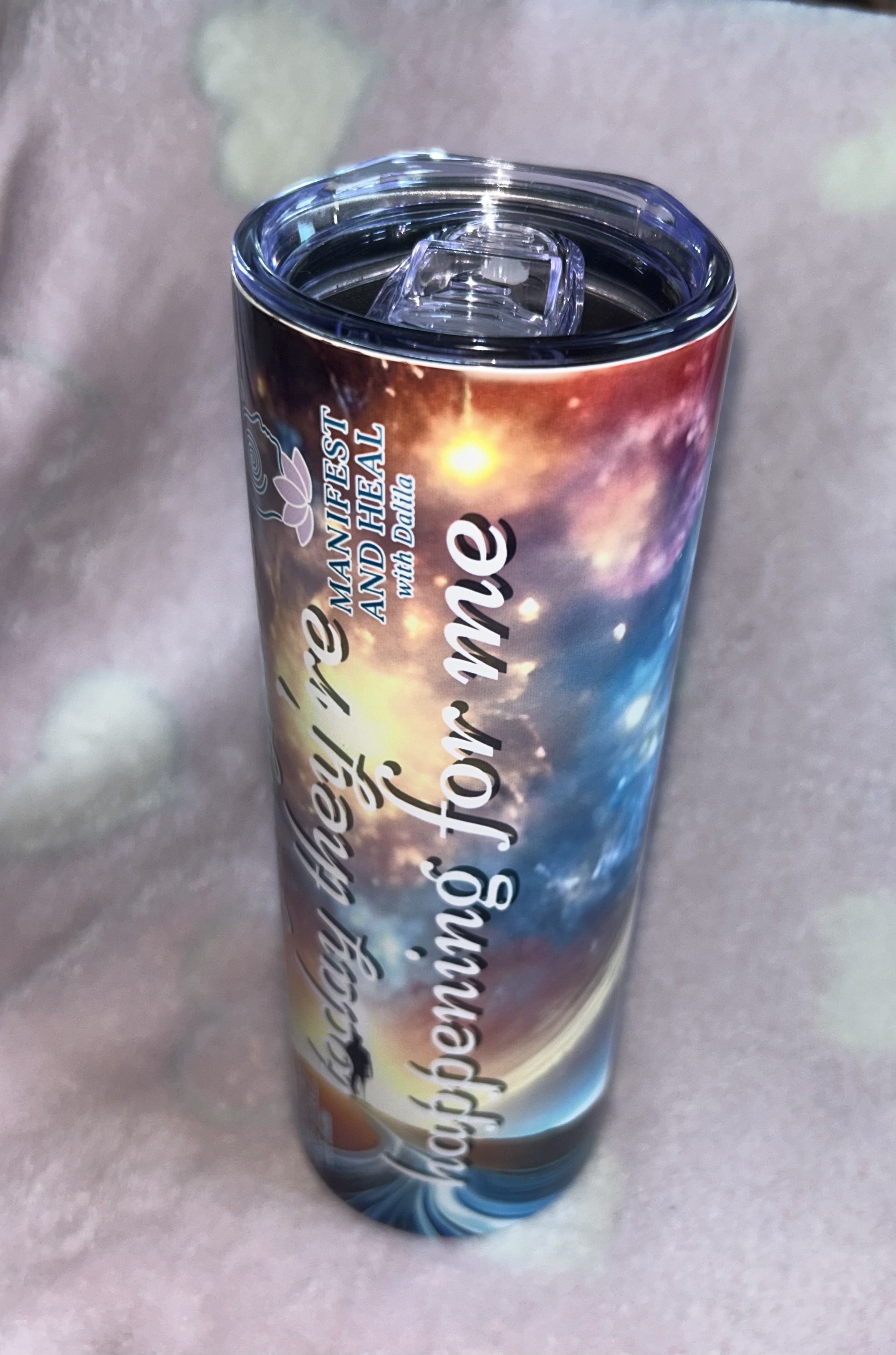 “Miracles Happen Every Day” Manifestation Tumbler