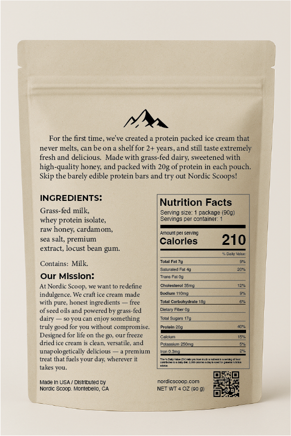 Nordic Scoop Cardamom & Honey