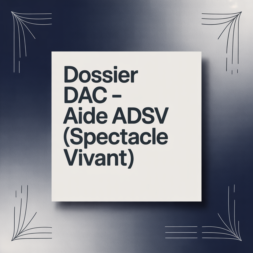 Dossier DRAC – Spectacle vivant & création