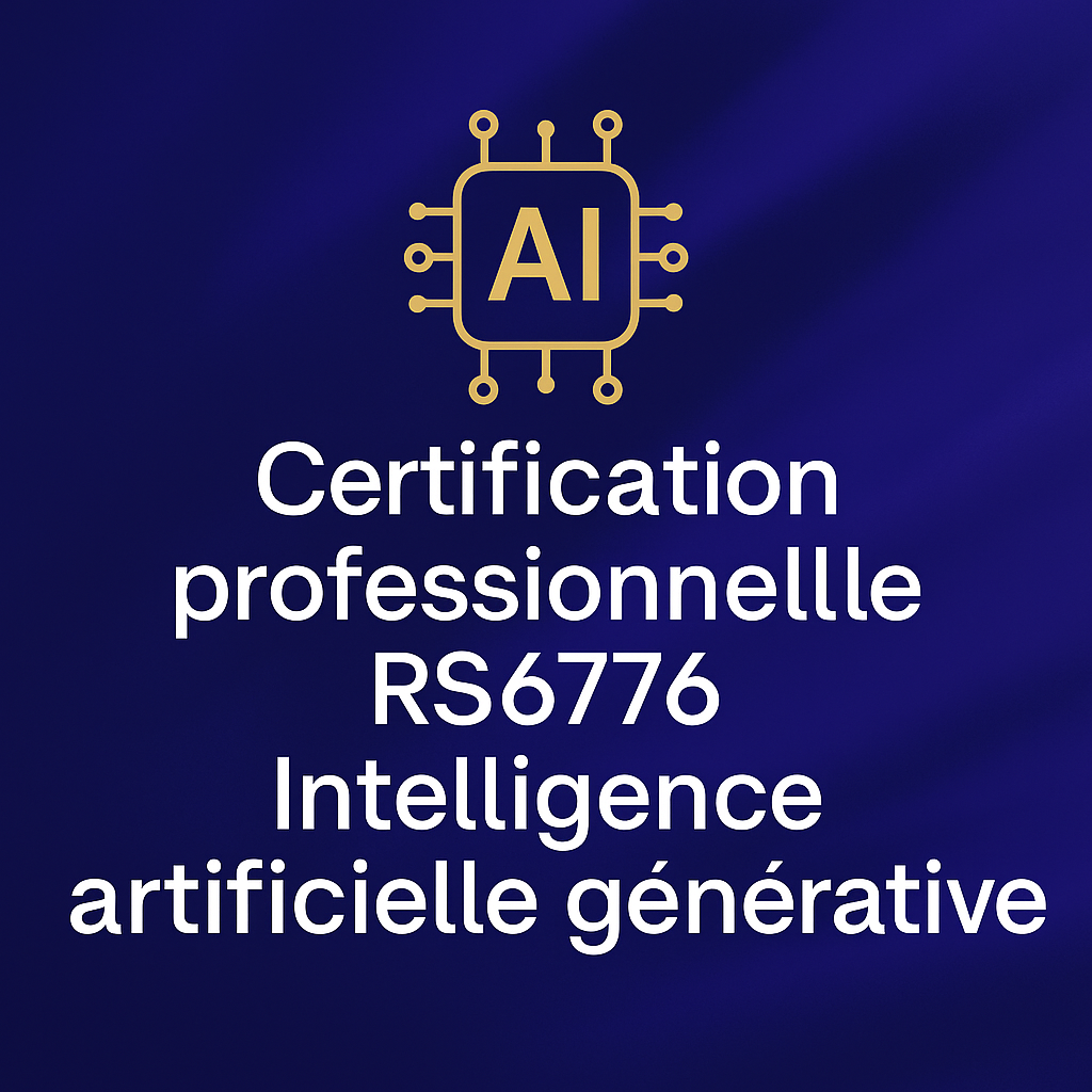 Certification professionnelle RS6776