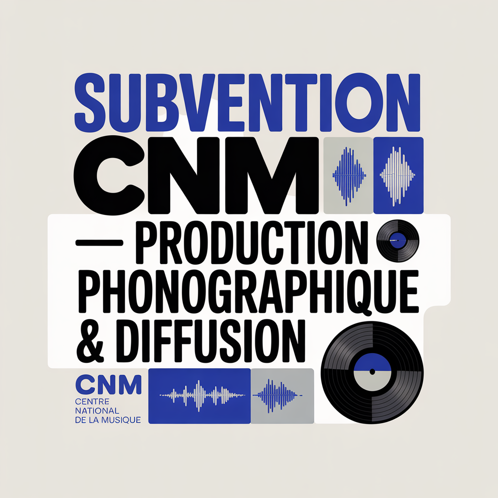 Subvention CNM – Production phonographique & diffusion