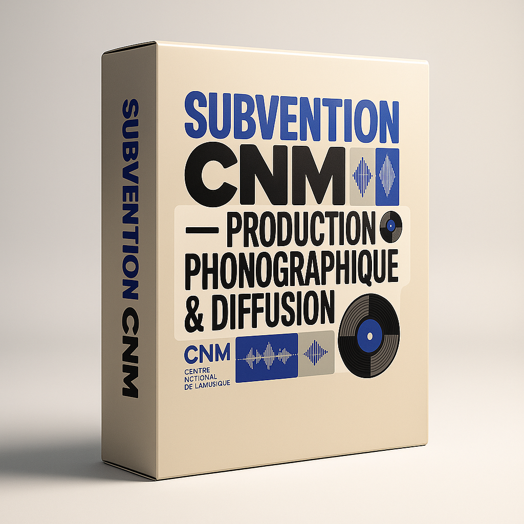 Subvention CNM – Production phonographique & diffusion