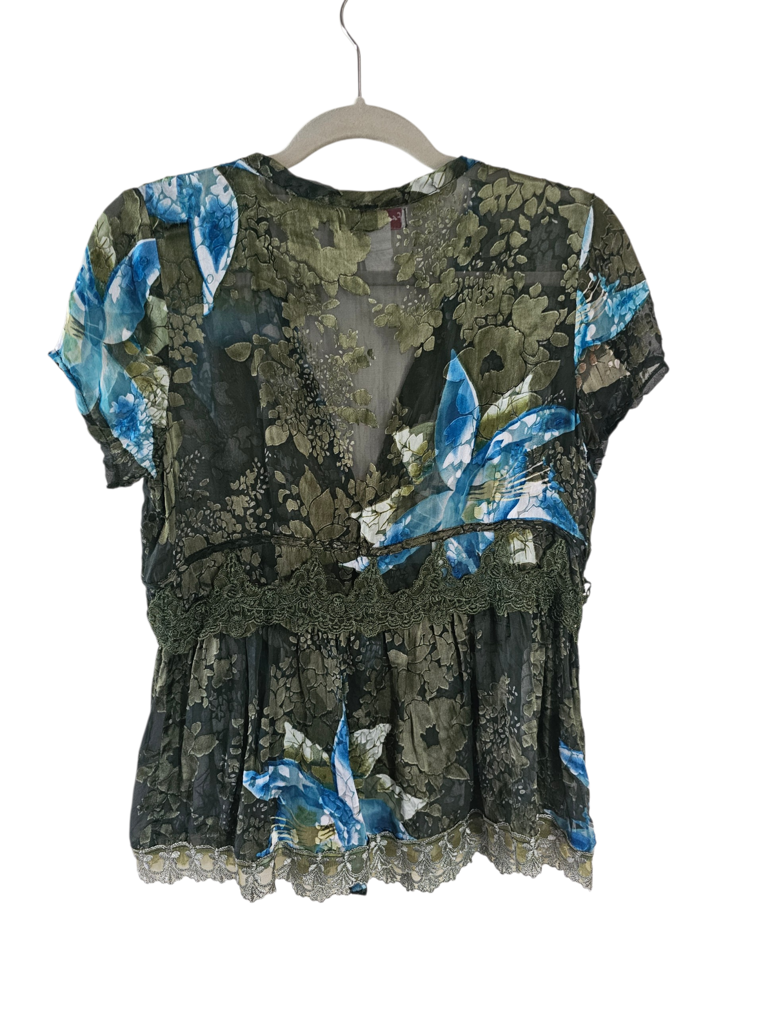 Just in y2k sillk blouse