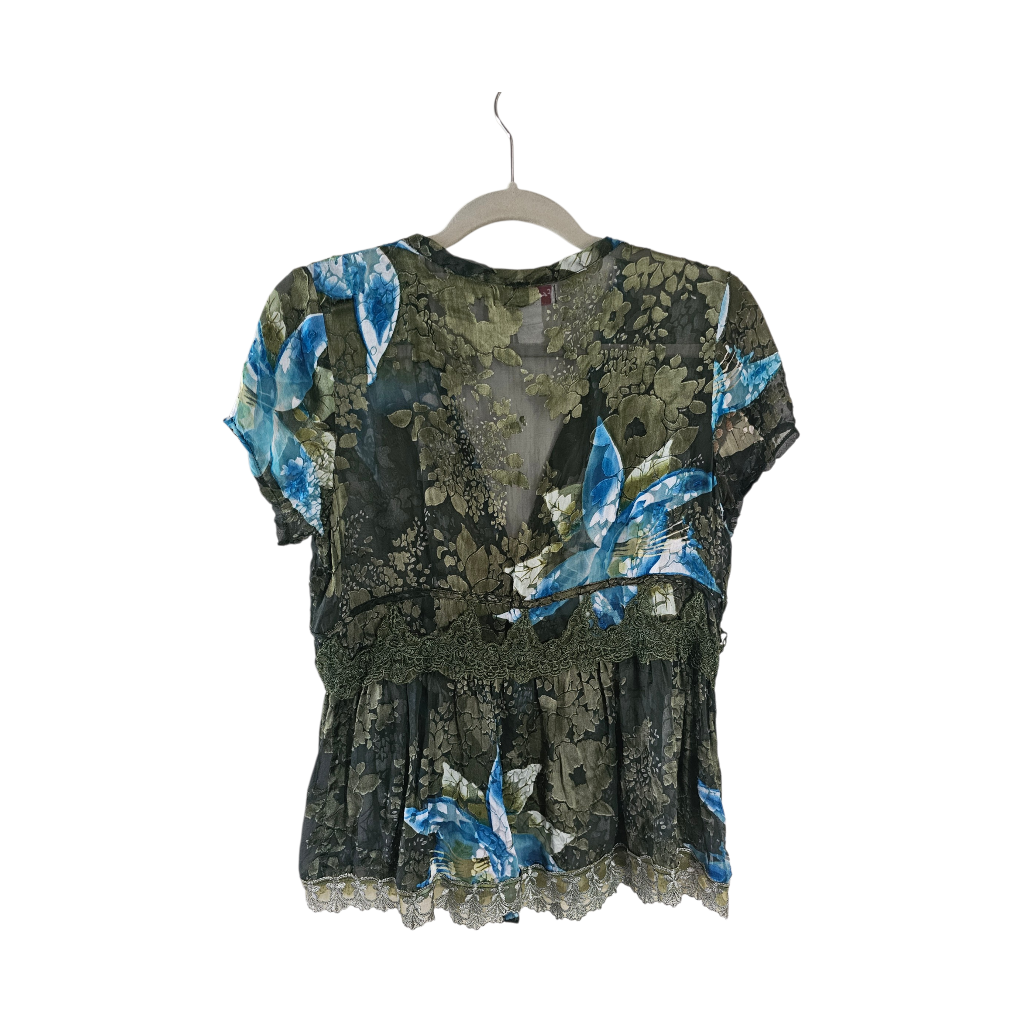 Just in y2k sillk blouse
