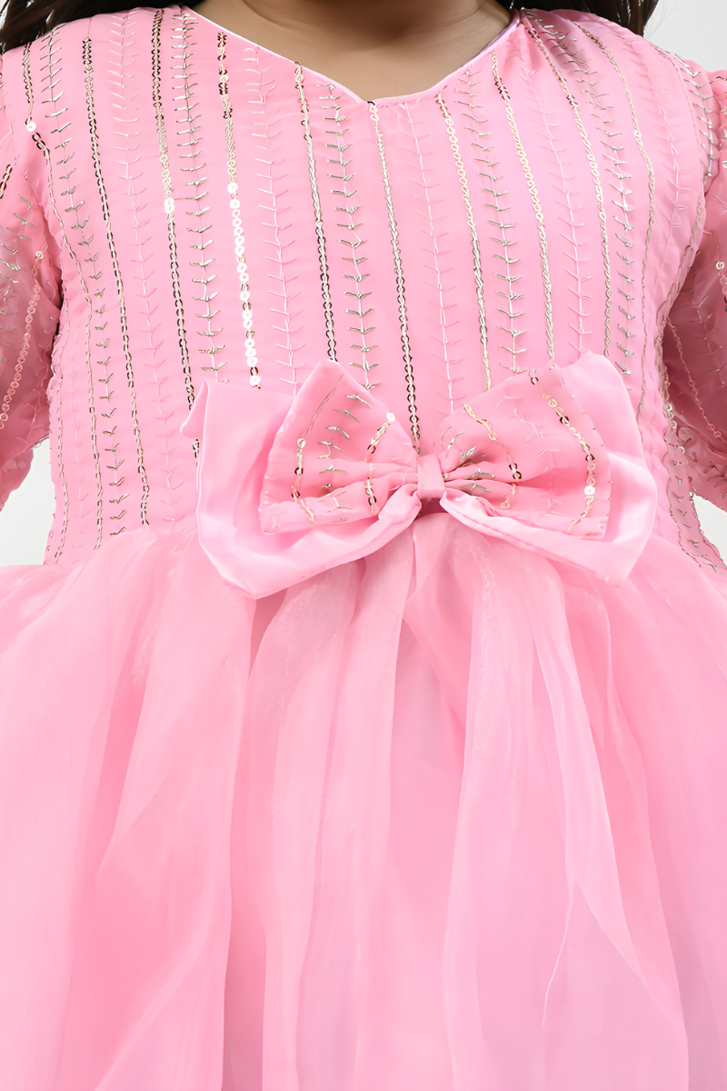 Pink Party Dress for Girls