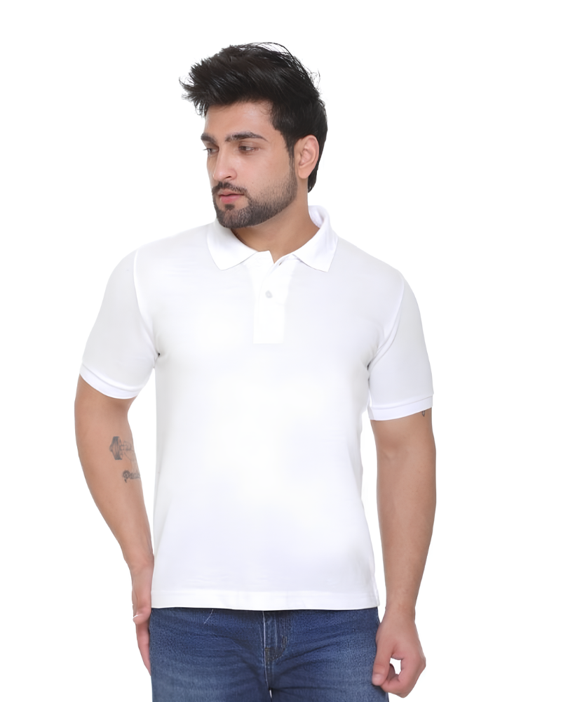 White Polo T-shirt