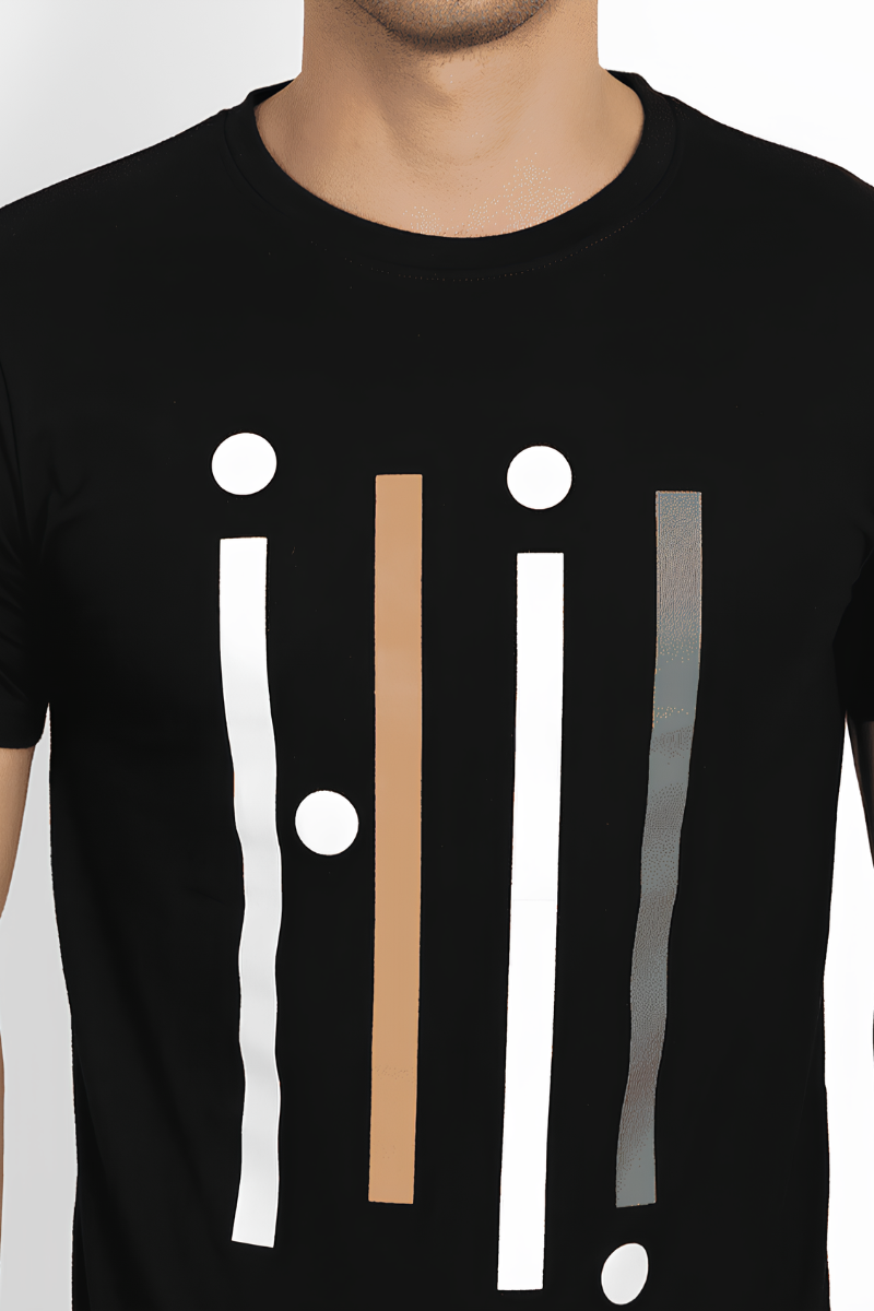 Modern Graphic Print T-Shirt