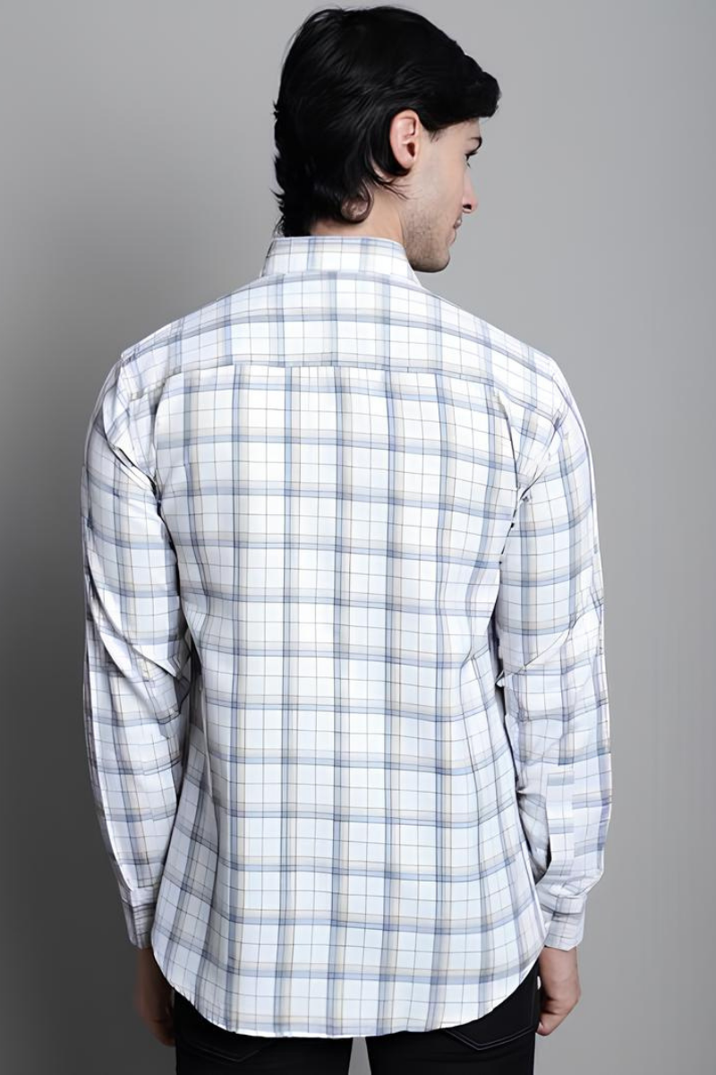 Men's Casual Checkered Shirt