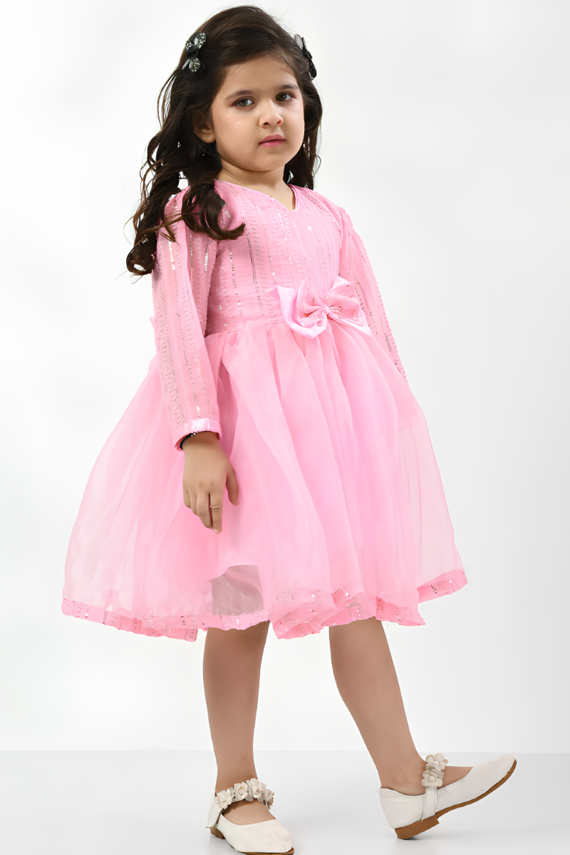 Pink Party Dress for Girls